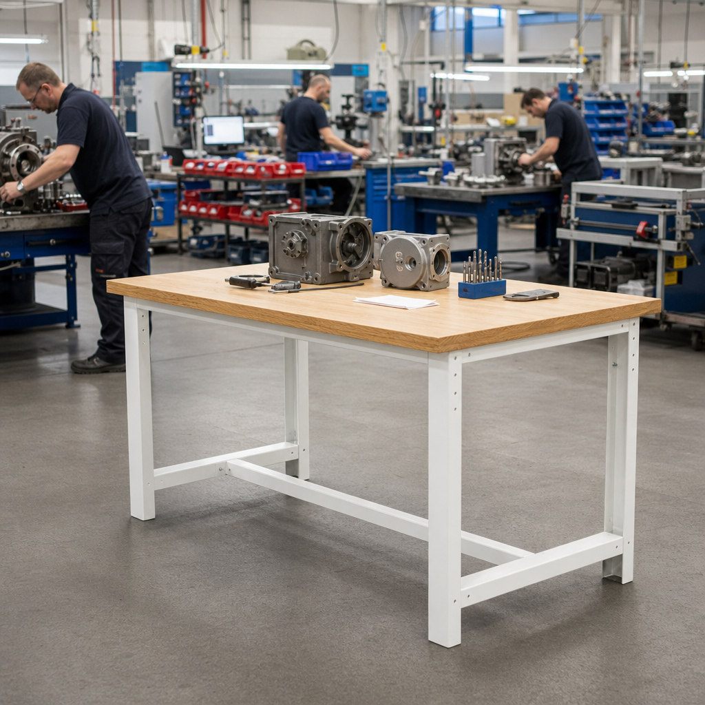 Heavy Duty Steel Workbench with MPX Worktop 840x2000x900mm