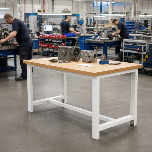 Heavy Duty Steel Workbench with MPX Worktop 840x2000x900mm