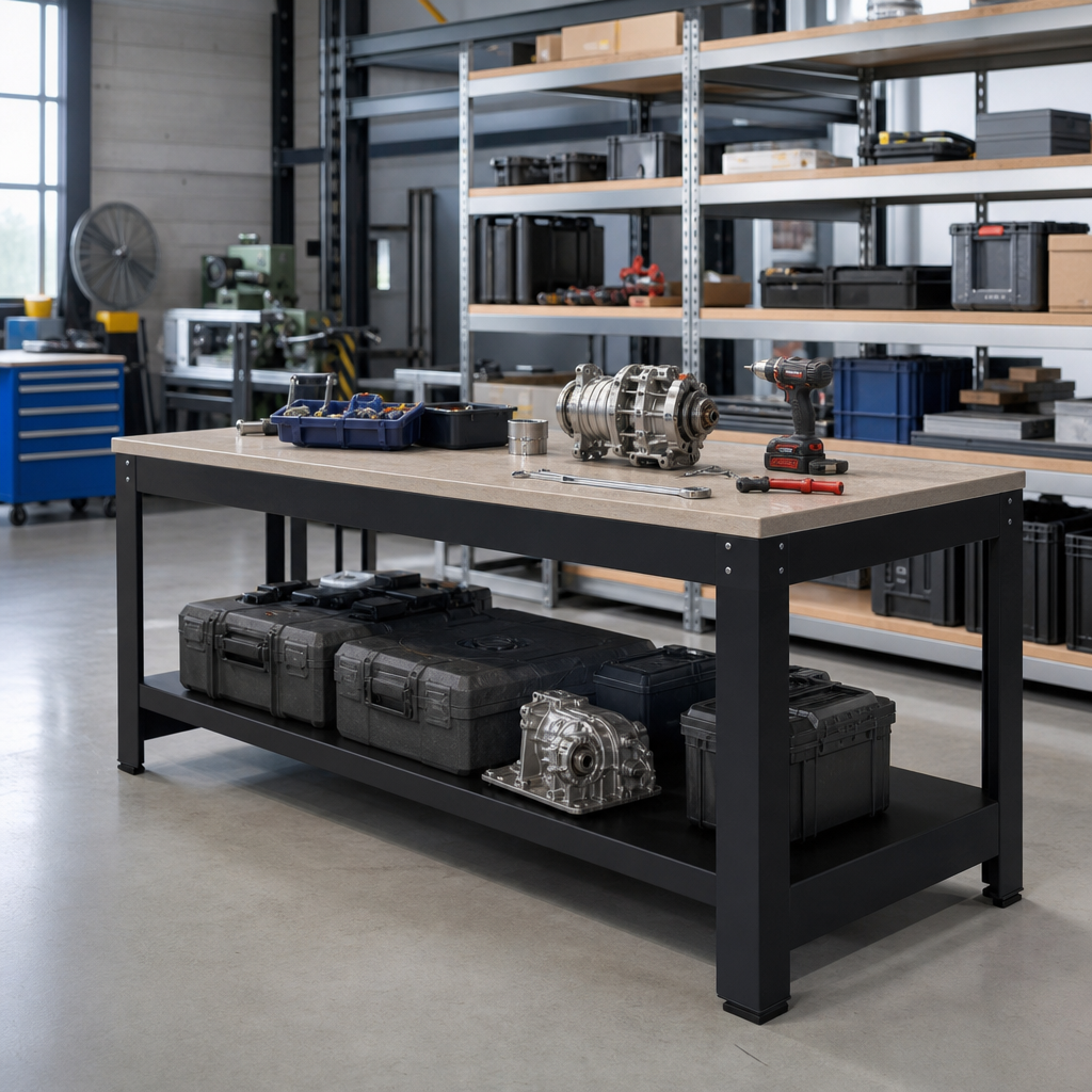 Heavy Duty Steel Workbench with MPX Worktop 840x2000x900mm
