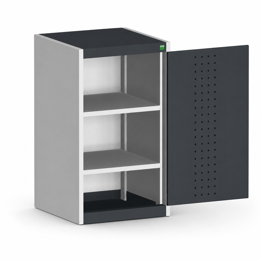 Heavy Duty Tool Cupboard with Perforated Storage Doors 525x525mm