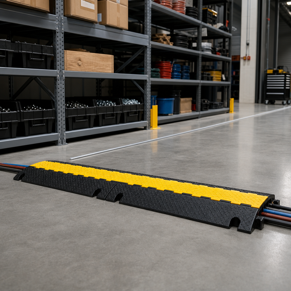 Heavy Duty Two and Three Channel Cable Protectors 12 Tonne