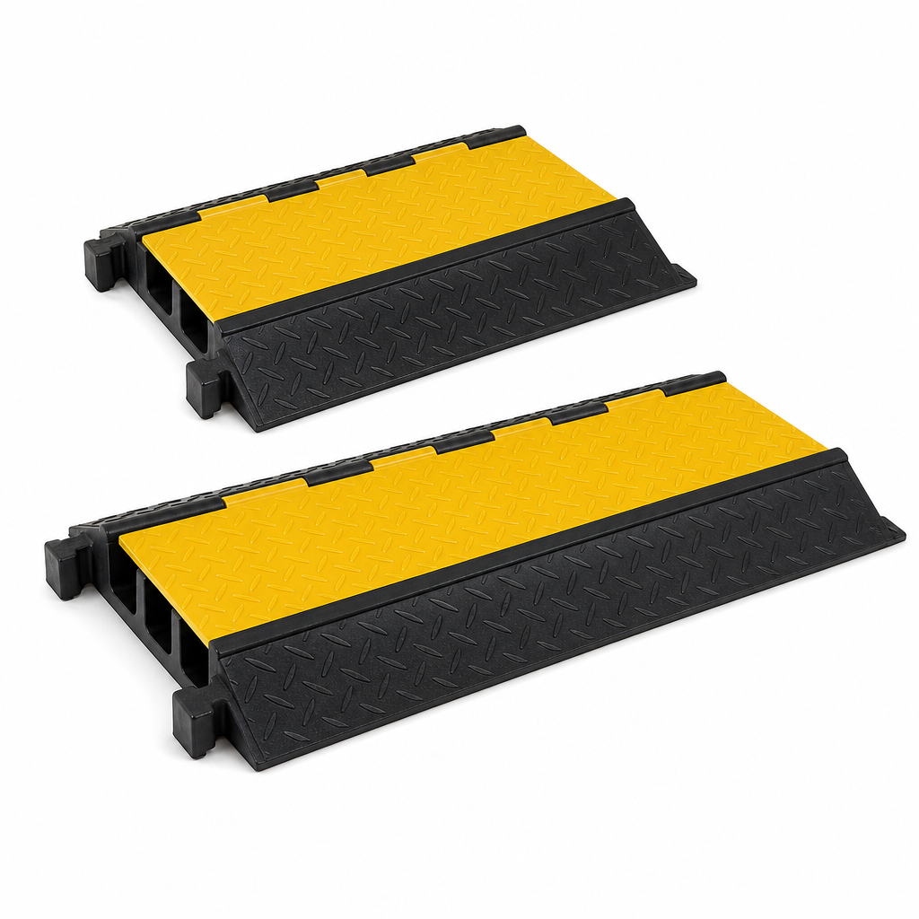 Heavy Duty Two and Three Channel Cable Protectors 12 Tonne