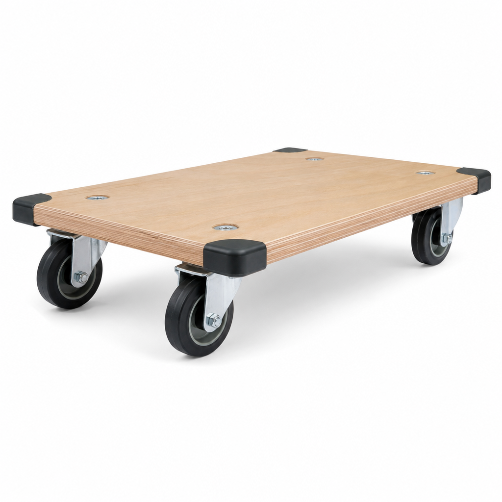 Heavy Duty Wheeled Wooden Dolly 240kg UDL