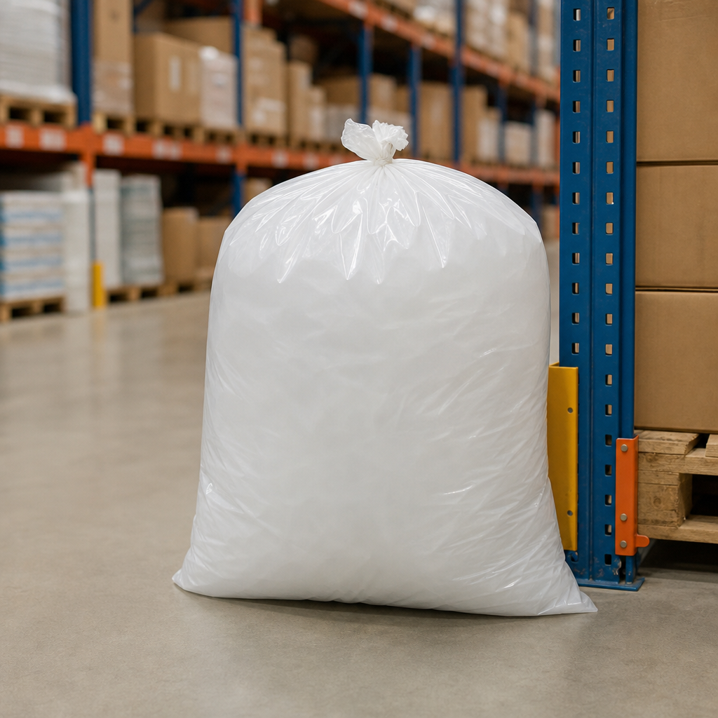 Heavy Duty White Bin Bags 60–160L