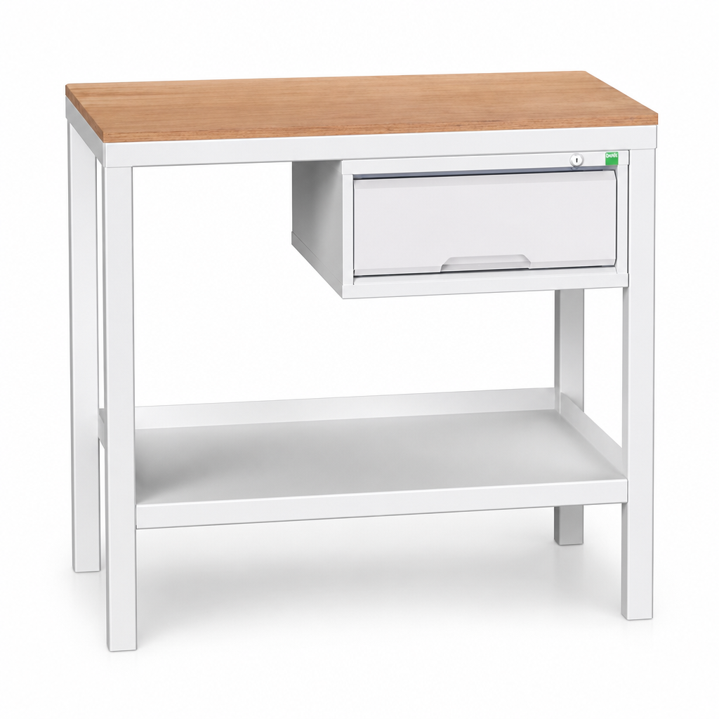 Heavy Duty Workbench with MPX Top and Drawer 910x1000x600mm