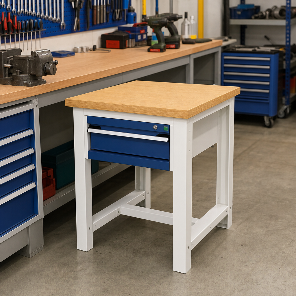 Heavy Duty Workbench with MPX Top and Drawer Storage 840 x 750 x 750mm