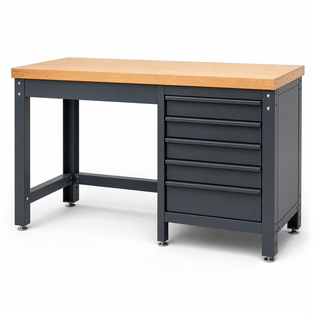 Heavy Duty Workbench with MPX Worktop and Drawer Storage 1500mm