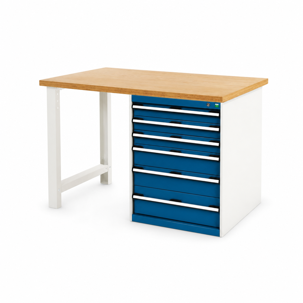 Heavy Duty Workbench with MPX Worktop and Drawer Storage 1500mm
