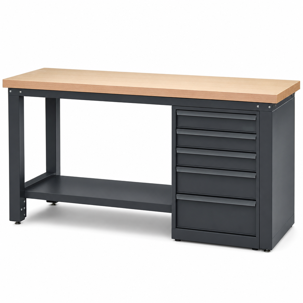 Heavy Duty Workbench with MPX Worktop and Drawer Storage 2000mm