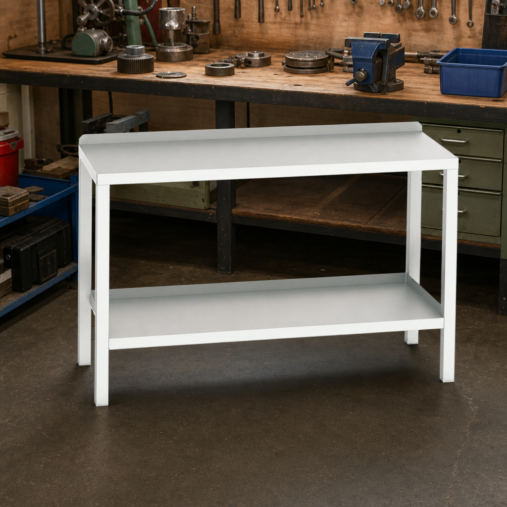 Heavy Duty Workbench with Steel Top 910x1500x600mm