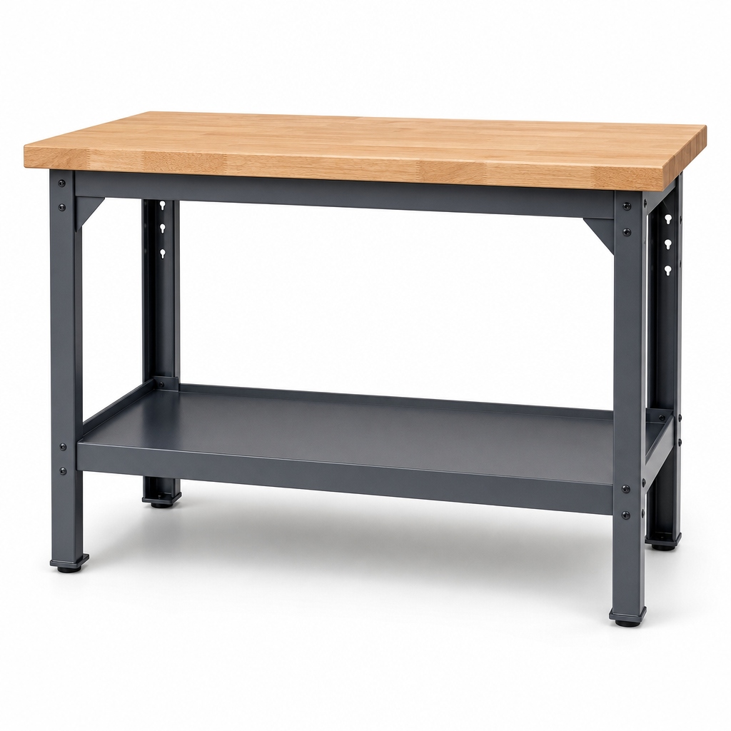 Heavy Duty Workbench with Wooden Worktop 1000 x 600mm