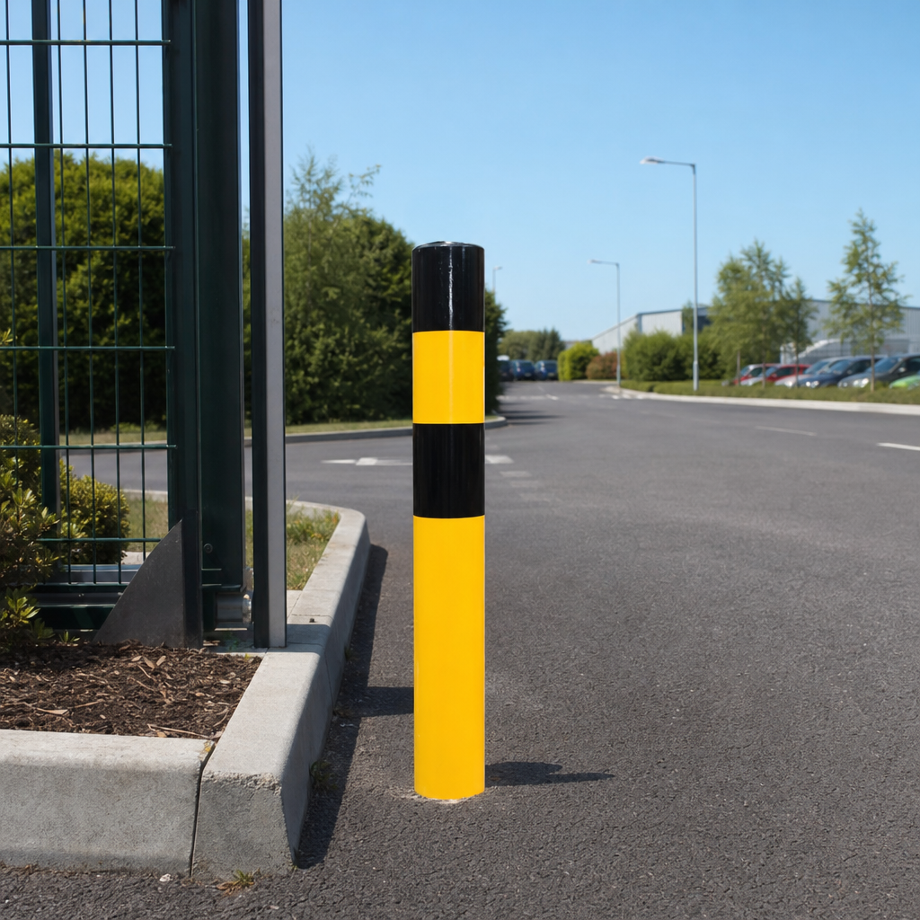 Heavy, Medium and Extra Heavy Duty Steel Traffic Bollards