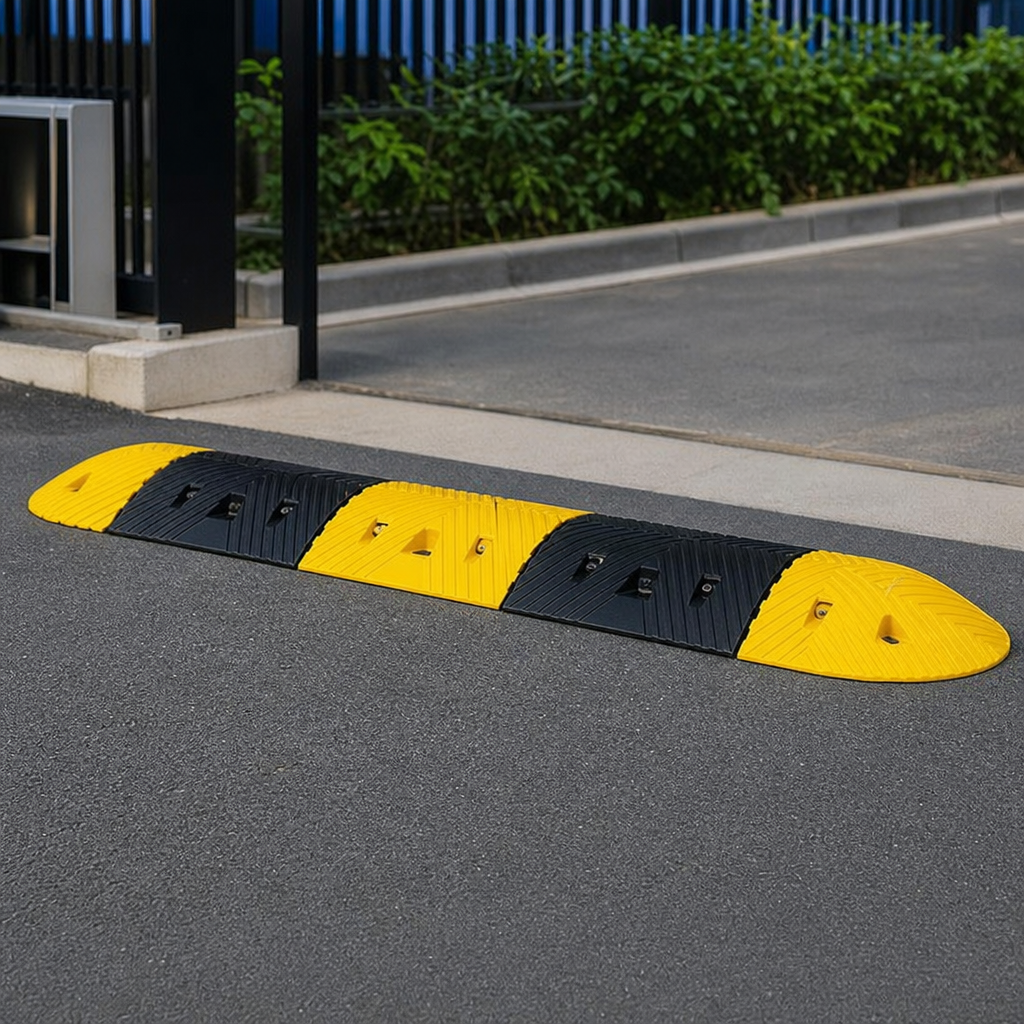 Heavy Traffic Rubber Speed Bump Modules