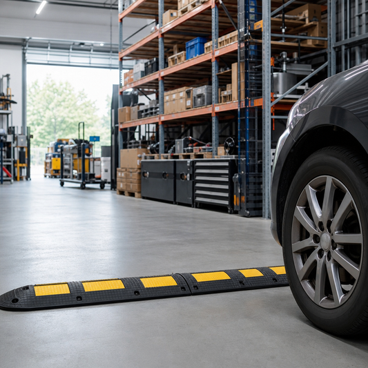 Heavy Traffic Rubber Speed Bump Modules