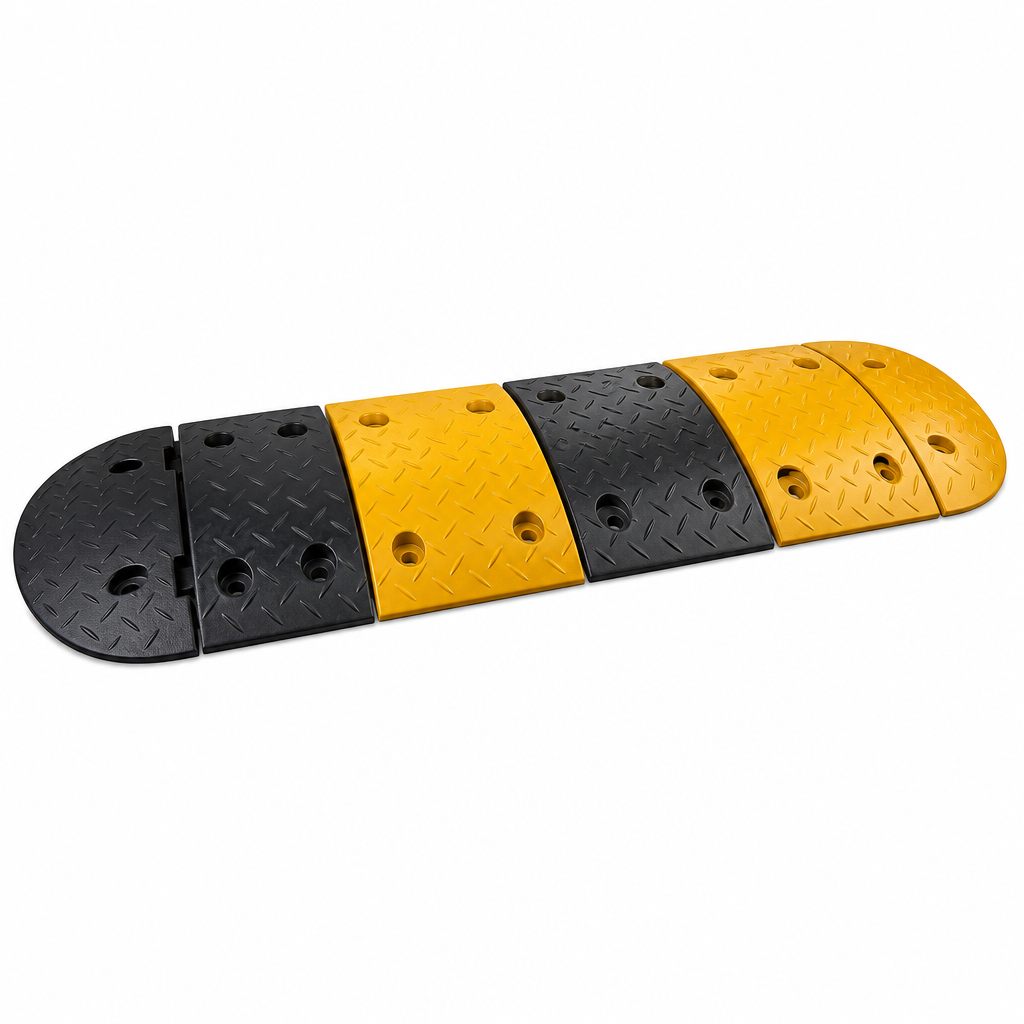 Heavy Traffic Rubber Speed Bump Modules