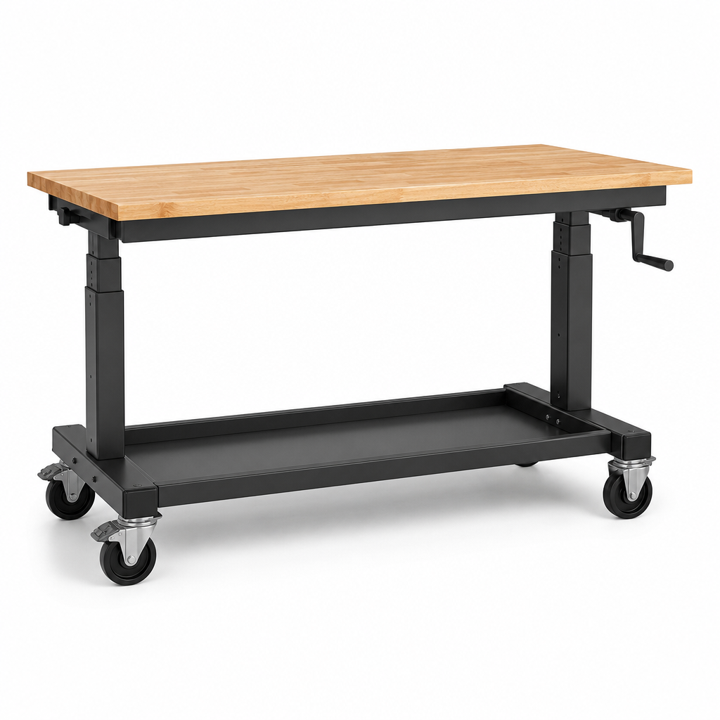 Height Adjustable Mobile Workbench