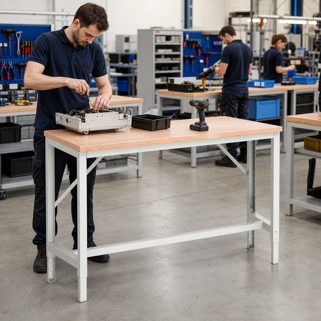 Height Adjustable Workbench 780-930 x 1500 x 600mm