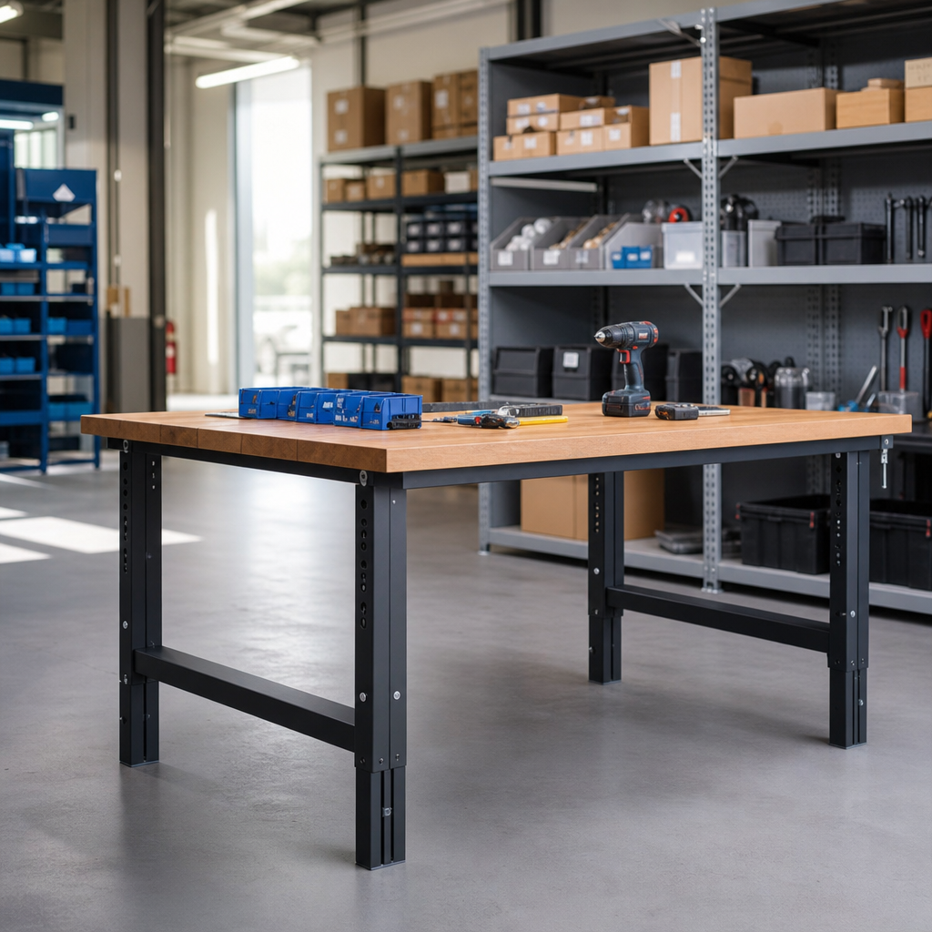 Height Adjustable Workbench Leg Kit 940–1040mm