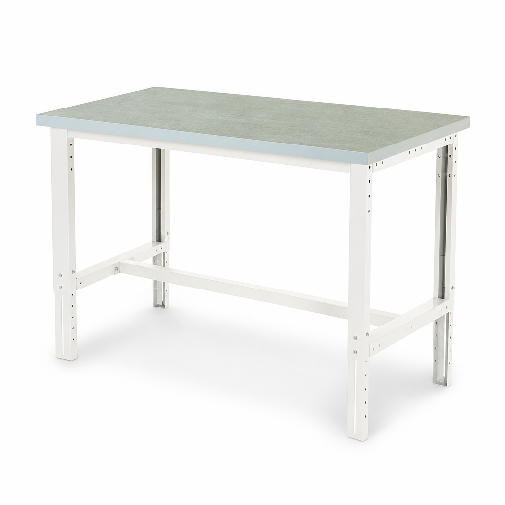 Height Adjustable Workbench with Lino Top 1500 x 900mm
