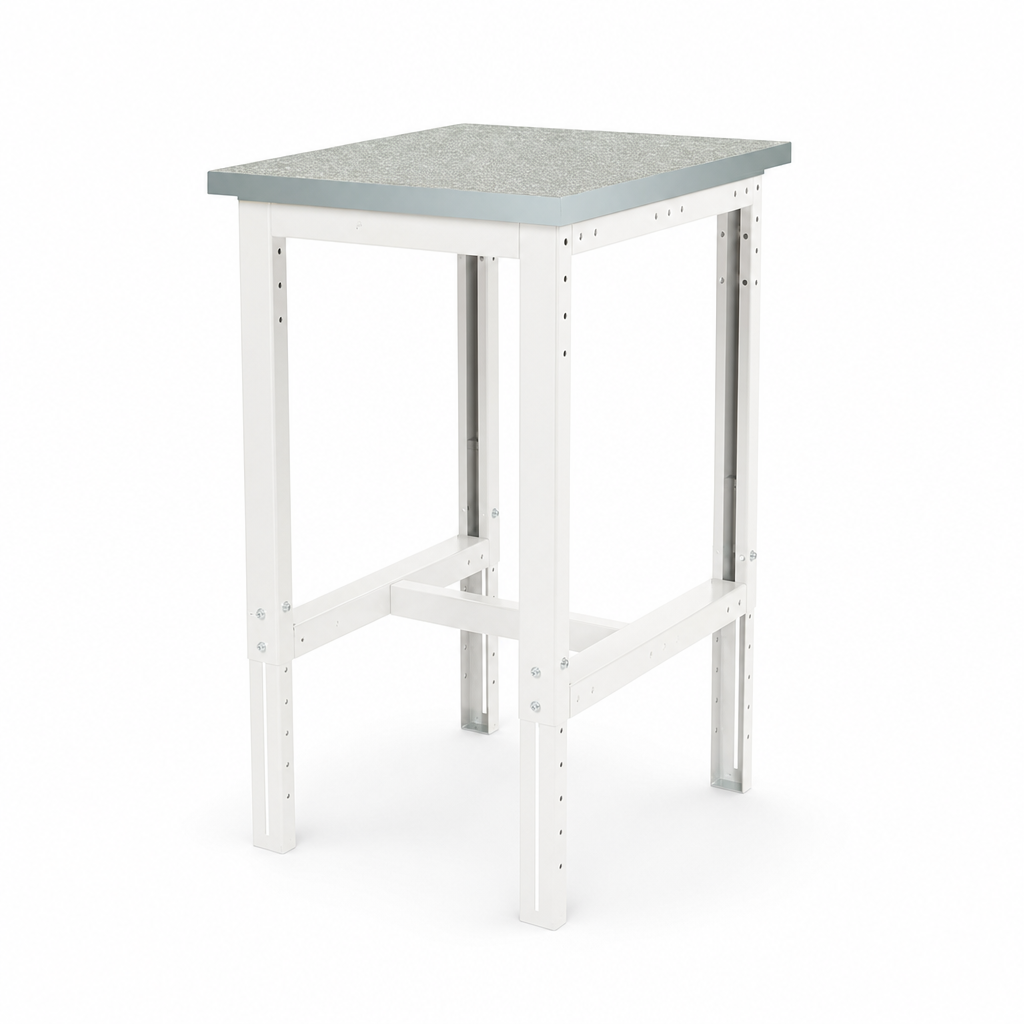 Height Adjustable Workbench with Lino Top 740-1140mm High