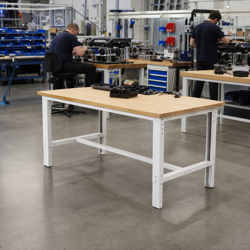 Height Adjustable Workbench with MPX Top 2000 x 900mm