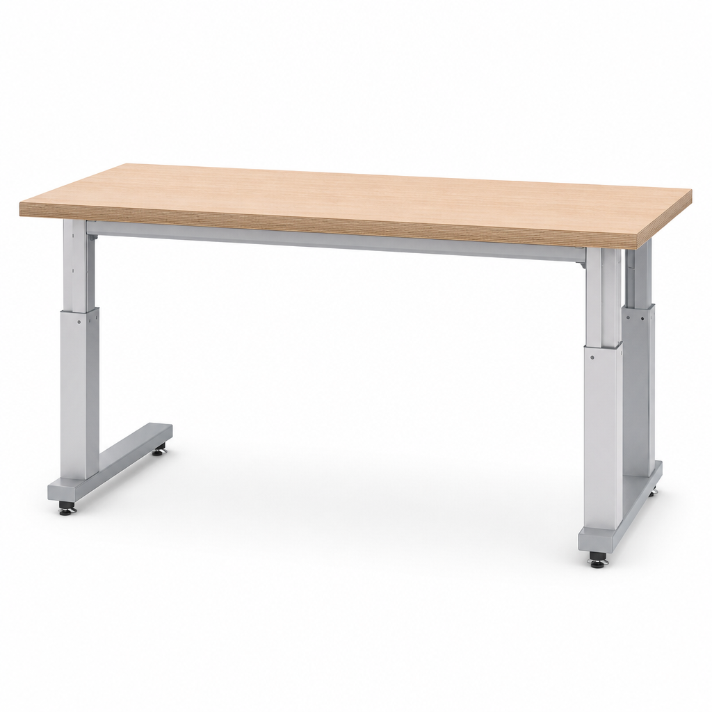 Height Adjustable Workbench with MPX Worktop 2000 x 750mm