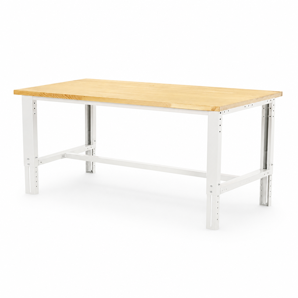 Height Adjustable Workbench with MPX Worktop 2000 x 750mm
