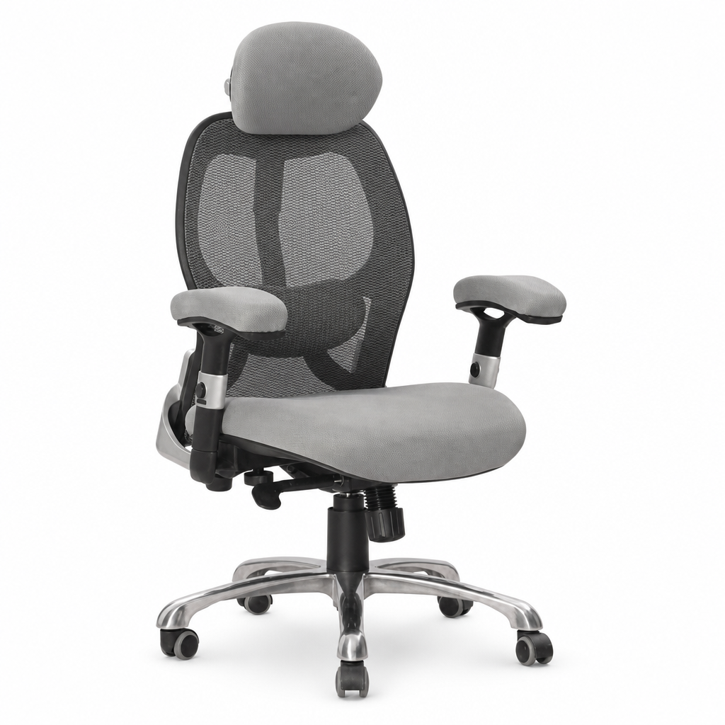 High Back 24 Hour Managers Chair with Adjustable Headrest