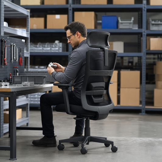 High Back Ergonomic Mesh Office Chair with Adjustable Arms