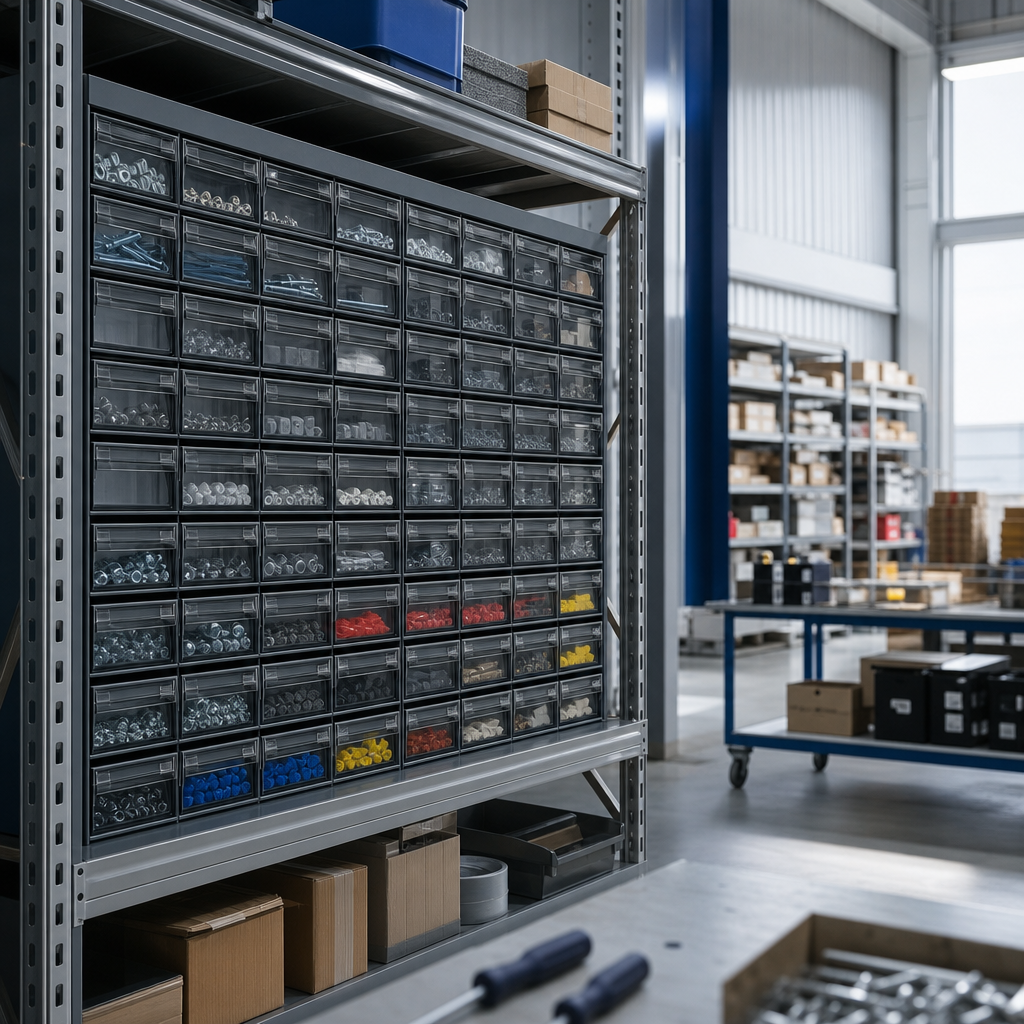 High Capacity Small Parts Storage Cabinets
