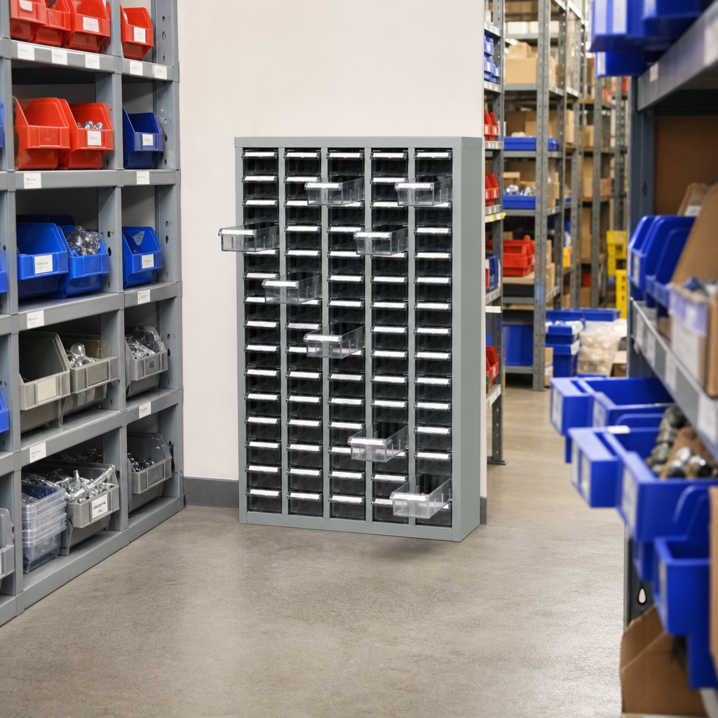 High Capacity Small Parts Storage Cabinets