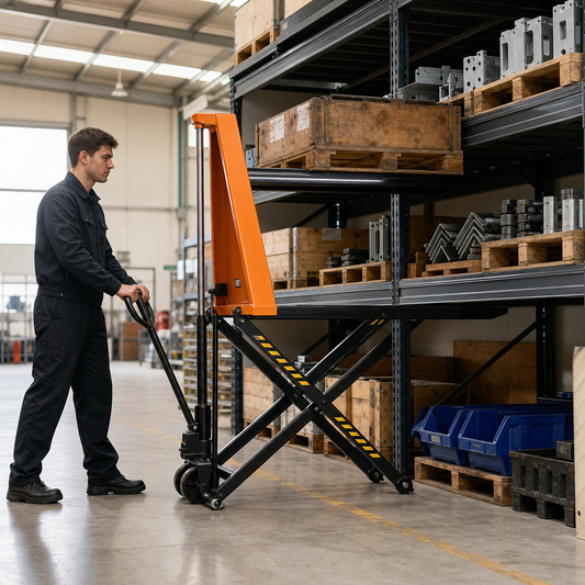 High-Lift Pallet Truck with 1000 kg Capacity