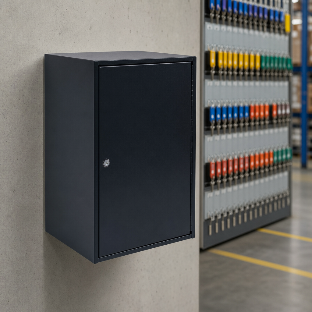 High Security Lockable Key Cabinet with 500–1000 Hooks