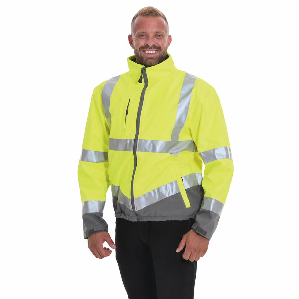 High Visibility Softshell Work Jacket