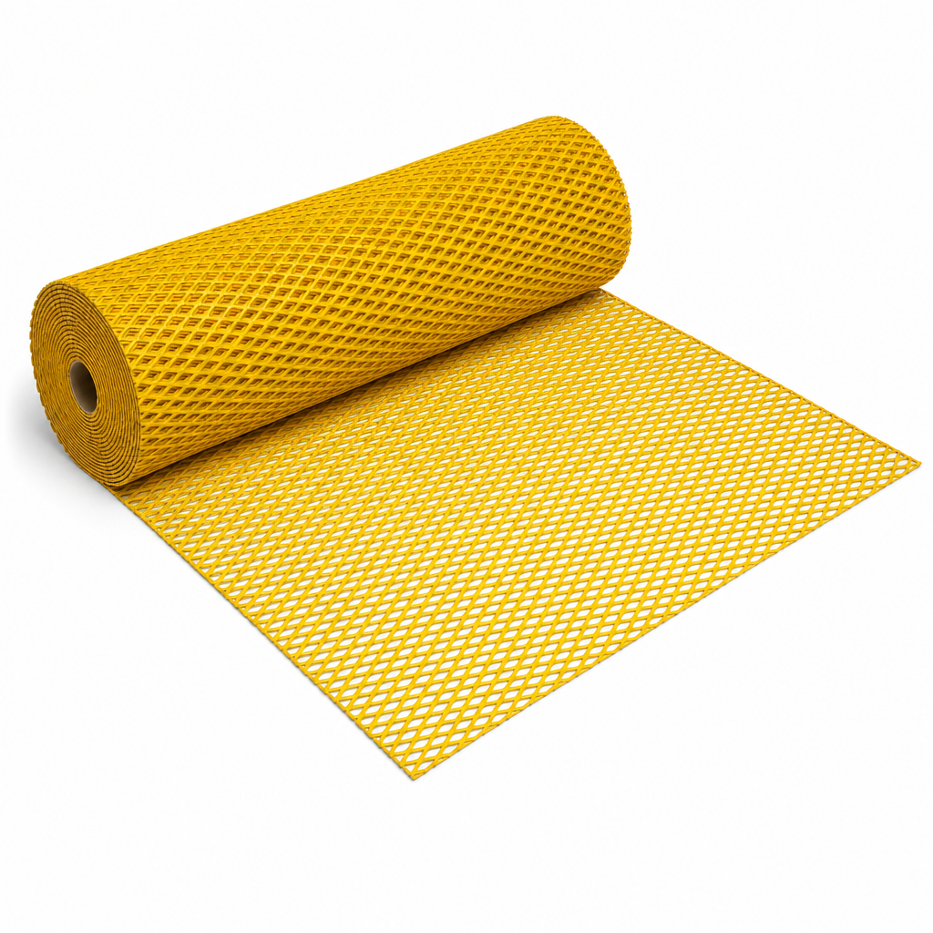 High Visibility Walkway Safety Matting Roll 1m x 10m Yellow