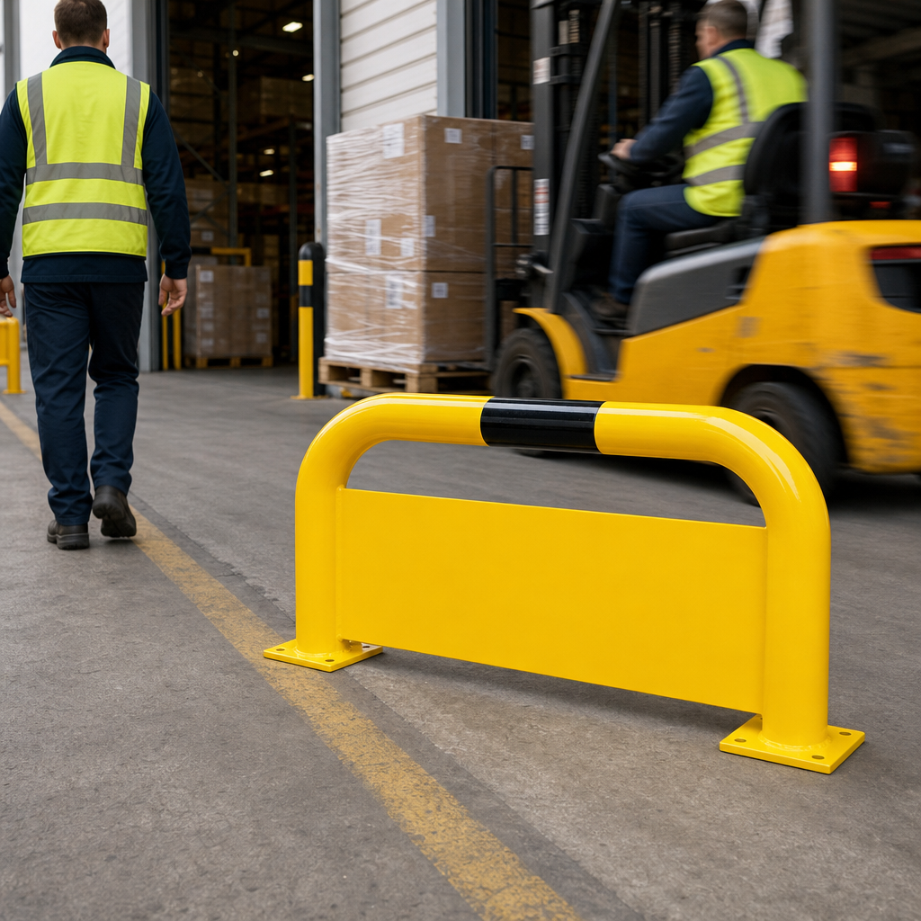 Hoop Traffic Barrier with Under-Run Rail