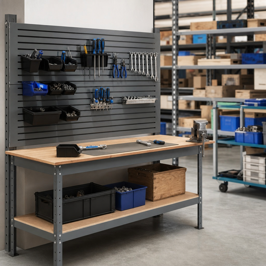 Horizontal Louvre Tool Storage Panels