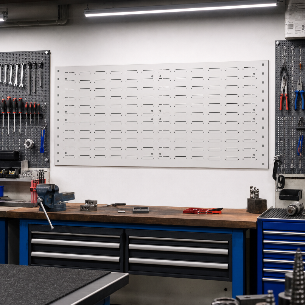 Horizontal Louvre Tool Storage Panels