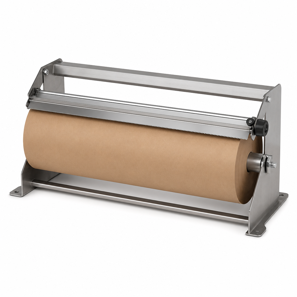 Horizontal Paper Roll Dispenser and Cutter 250 mm Diameter
