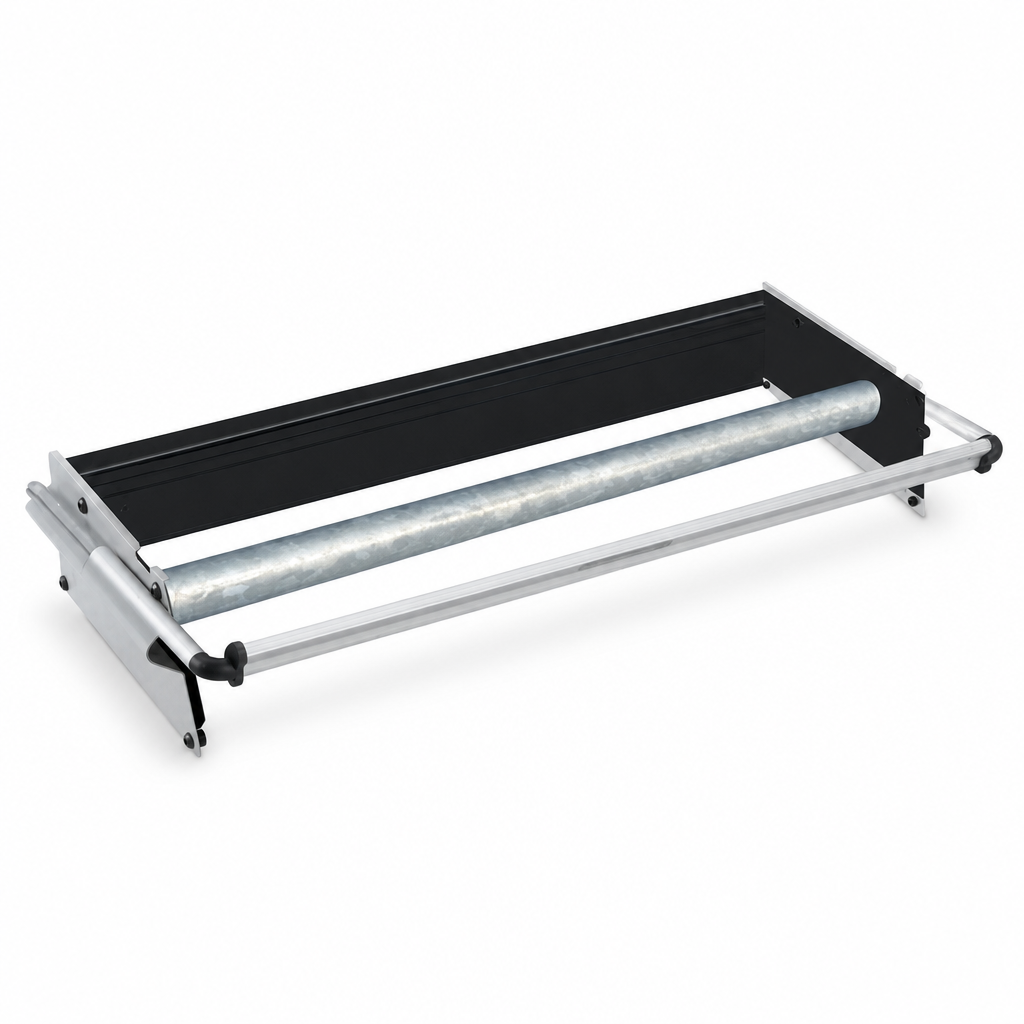 Horizontal Paper Roll Dispenser and Cutter 250 mm Diameter