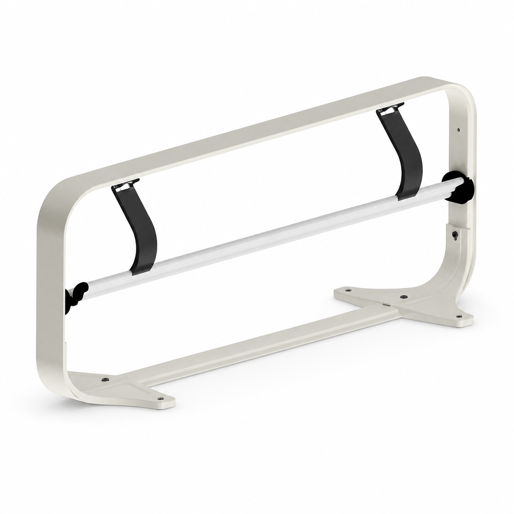 Horizontal Tabletop Wrapping Paper Dispenser and Cutter
