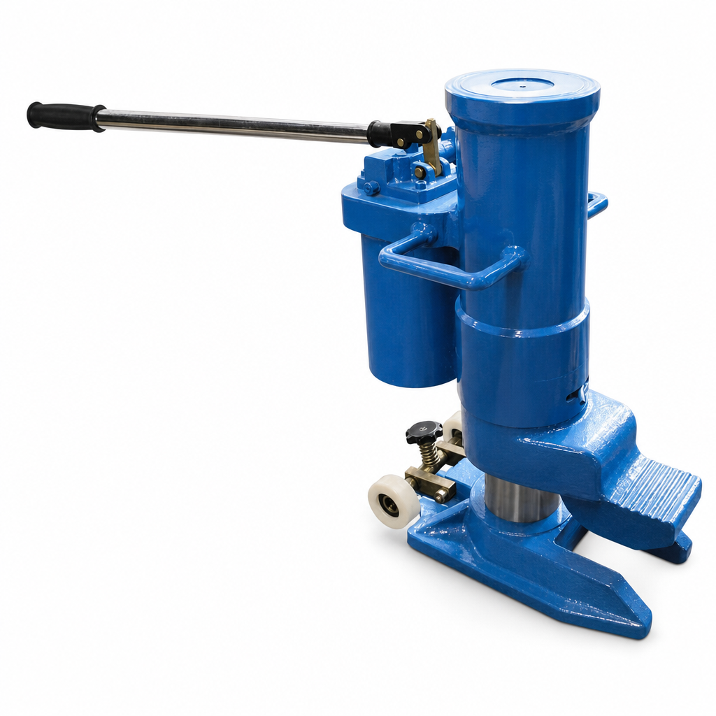 Hydraulic Bottle Jack with Swivelling Toe and Castors 5–25 Tonne