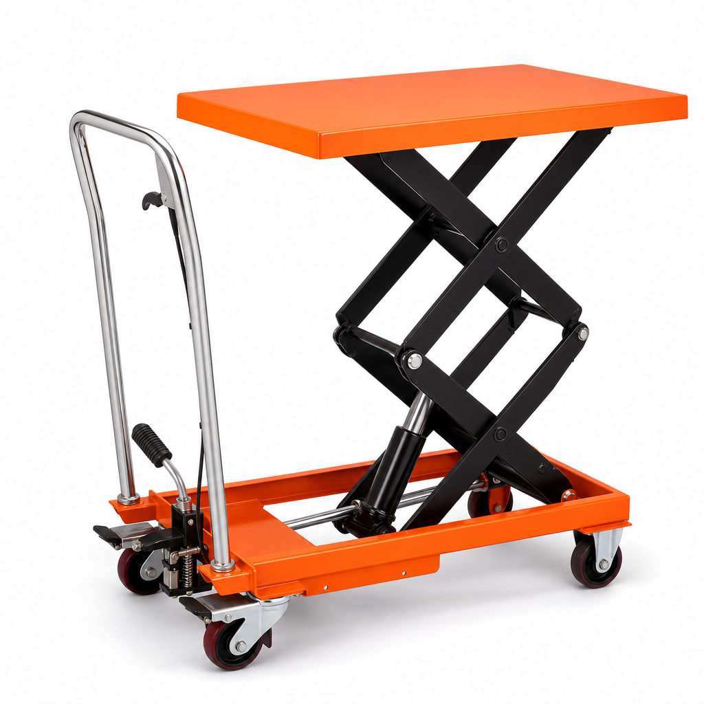 Hydraulic Mobile Scissor Lift Table 1000kg Capacity