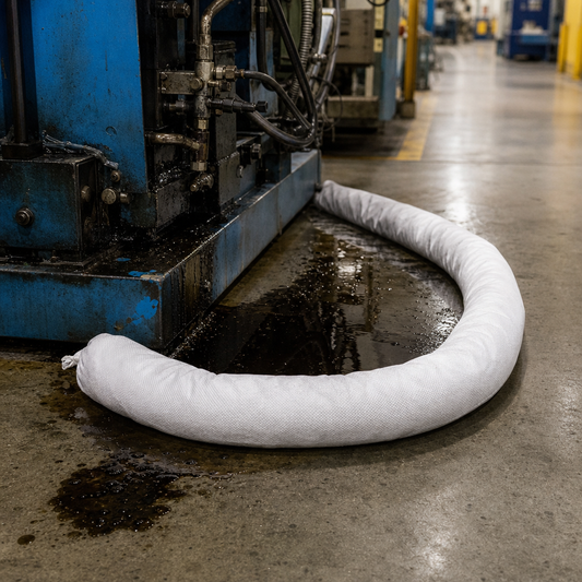 Hydrophobic Oil and Hydrocarbon Absorbent Sock
