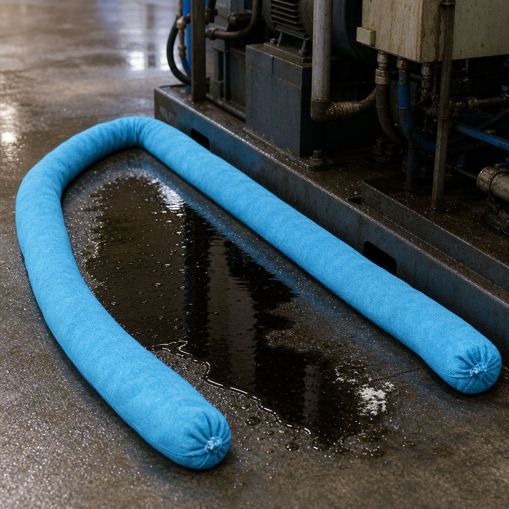 Hydrophobic Oil-Only Absorbent Socks