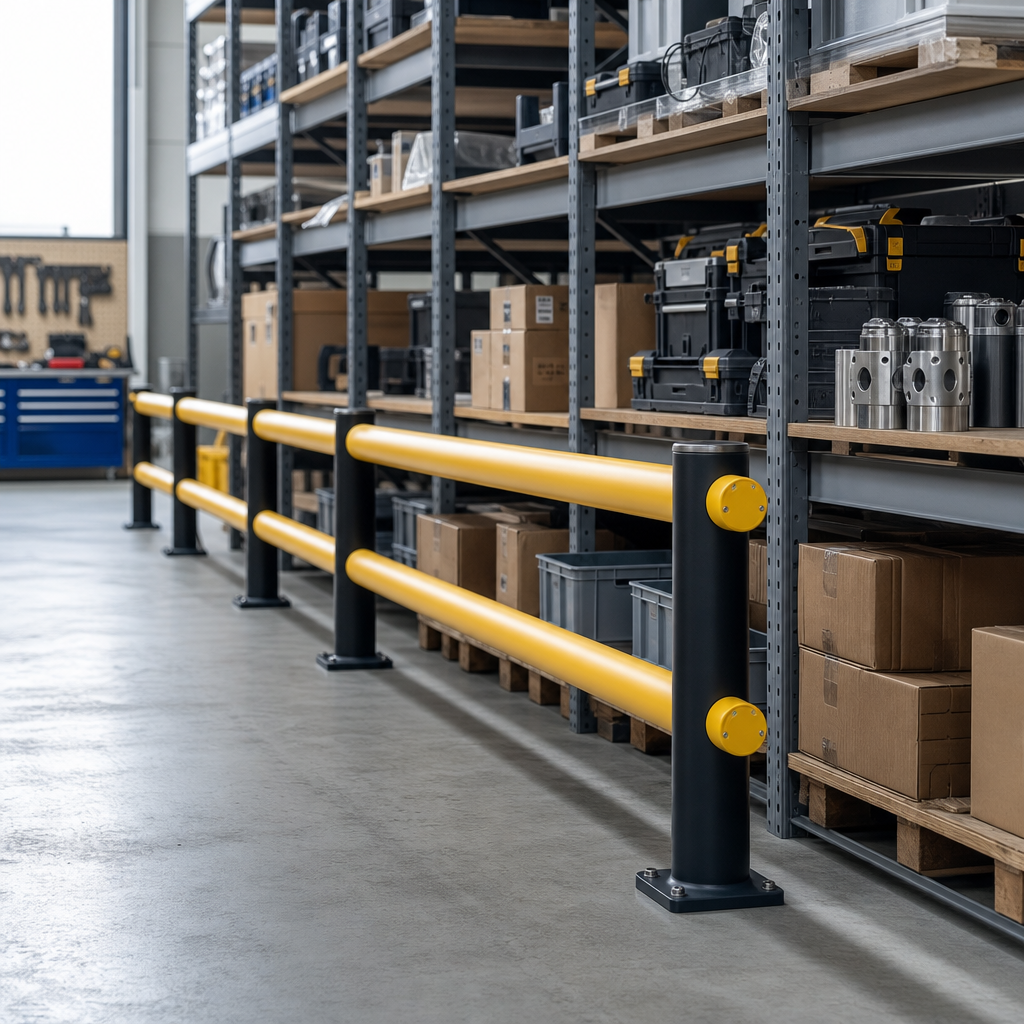 Indoor Medium Duty Impact Protection Rail System