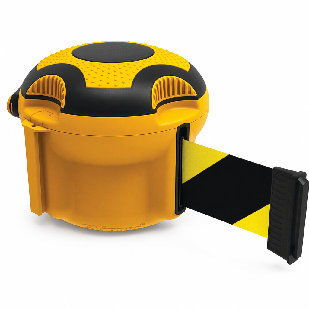 Indoor Retractable Belt Safety Barrier Unit – 9m