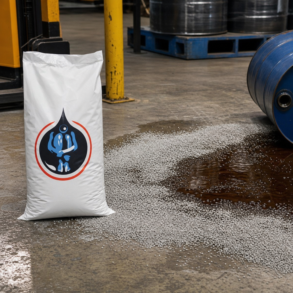 Industrial Absorbent Granules for Liquid Spills