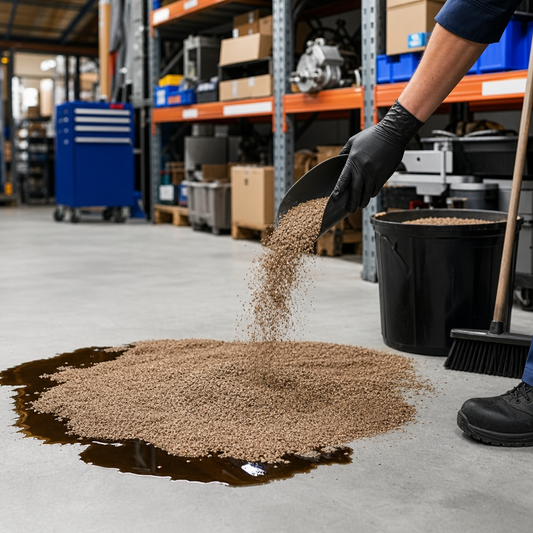 Industrial Absorbent Granules for Liquid Spills