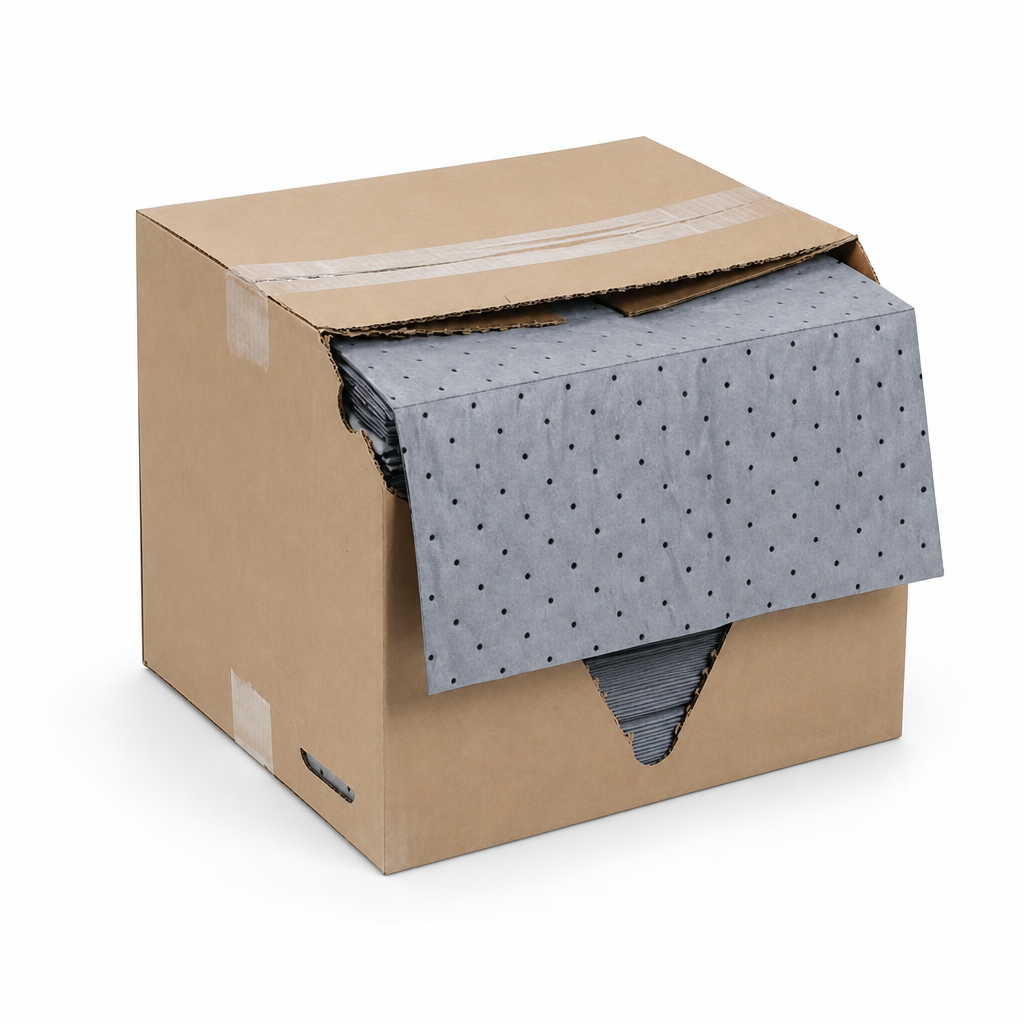Industrial Cleaning Cloths with Universal Absorbent Sheets
